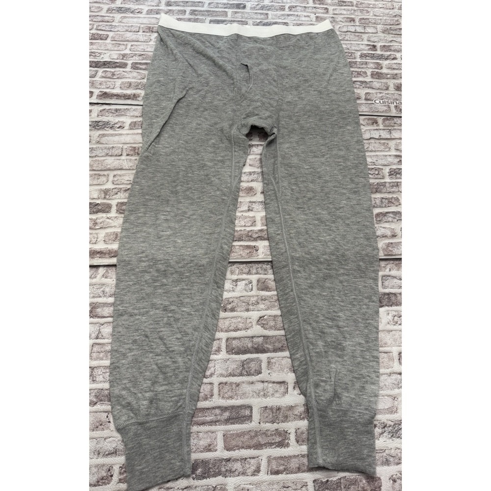 Ultimate Sports Pants Mens XL Gray Wool Blend Vintage Base Layer Made USA